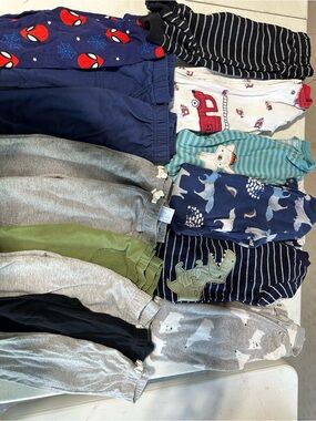 Huge lot of 12 month boys clothes in various brands